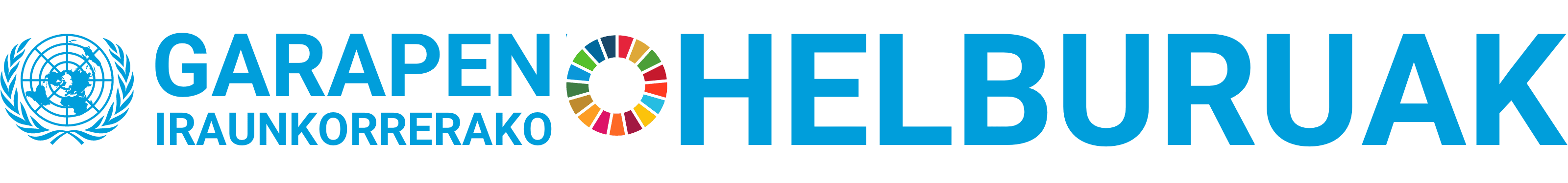 Nazio Batuen Garapen Iraunkorrerako Helburuen logotipoa